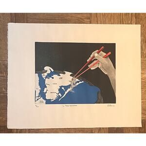 Limited Edition I'll Take Manhattan by Bernard Zalon, Print, Signed,